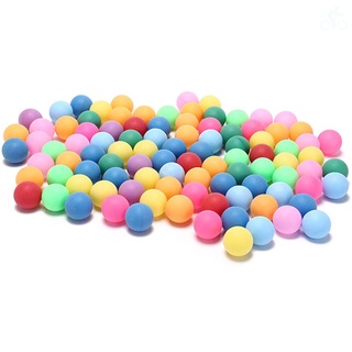 pelotas de tenis de mesa de 40 mm 2.4g colores aleatorios 50pcs para juegos al aire libre deporte