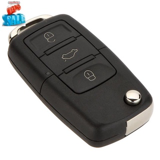 3 Button Replacement Keyless Entry Remote Car Flip Key Shell Fob Case for Jetta Beetle