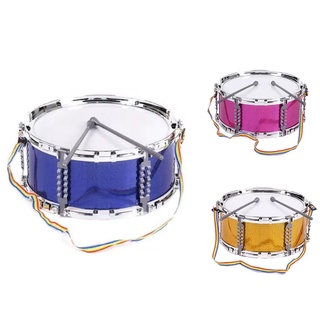 jazz snare tambor instrumento de percusión con varillas de tambor correa de juguete musical para niños niños, púrpura
