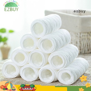 [EY] 10 pzs pañales de algodón reutilizables para bebés/recién nacidos/incluye 3 capas