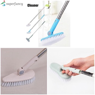 cepillo de limpieza de suelo de pared para baño, mango largo, bañera, ducha, herramienta de limpieza