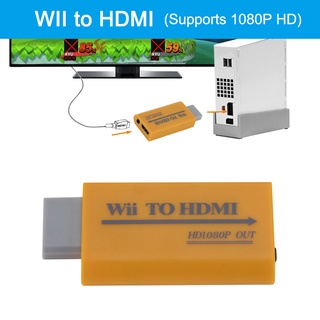 Wii to HDMI Converter Support Full HD 720P 1080P Adapter for HDTV with 3.5mm Audio