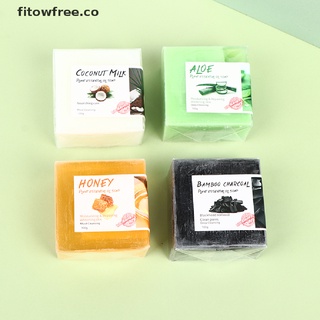 fitow 100g aceite esencial hecho a mano jabón lavado facial eliminación tratamiento de acné control de aceite libre