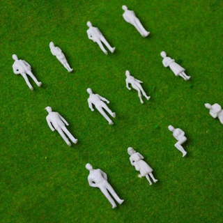 50 piezas 1:50 escala modelo miniatura blanco figuras arquitectura escala humana Pe B8Z5