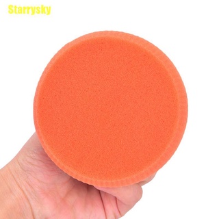 [Starrysky] 6 piezas de cera de lavado de coches esponja pulidora de limpieza aplicador mango (4)