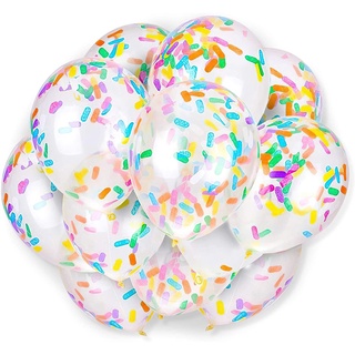 10/20/50 pzs globos de confeti de 12 pulgadas de color caramelo para fiesta de fiesta/boda/boda/bebé
