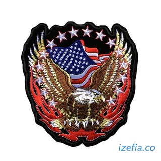 izefia american eagle army insignia punk rock parche grande bordado biker parche ropa de motocicleta parche