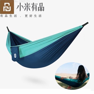 youpin zaofeng hamaca columpio cama para paracaídas al aire libre hamacas de carga máxima 300 kg colgante cama de dormir viaje camping columpio tela