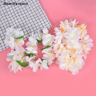 [beautyupop] conjunto de cuatro piezas moda elegante hawaiana flor lei settropical guirnalda fiesta caliente