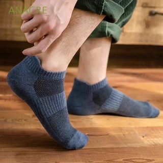 ANACRE Invisible Men's Socks All-match Boat Socks Low-top Socks Summer Mesh Casual Comfortable Cotton Thin Hosiery/Multicolor