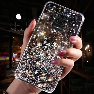 Xiaomi Redmi Note 9S 9 Pro Max Funda Glitter Bling ShinyTransparent Soft Phone Cover BY (2)