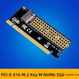 yang PClE to M.2 NVME Expansion Card Desktop PC PCI Express X16 Adapter Card with M Key Nvme Interface for 2230-2280 SSD