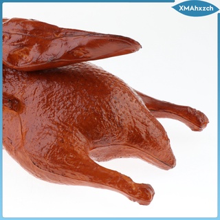 Realistic Artificial Food PVC Fake Roast Chicken Duck (3)