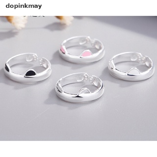dopinkmay - anillo de dedo para oreja de gato, diseño abierto, para mujeres, niños, regalos, ajustable