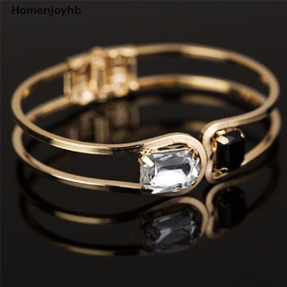 hhb> pulsera de diamantes de imitación de cristal chapado en oro para mujer brazalete brazalete joyería bien