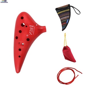 1PC Unbreakable 12-Hole Alto C Ocarina Durable ABS Plastic For Beginner