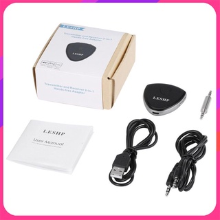 Leshp Heart Shape Wireless Transmitter & Receiver 2 In 1 Audio Adapter