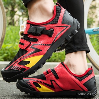 nueva moda zapatos de ciclismo mtb zapatos de bicicleta de los hombres autobloqueo spd zapatos de bicicleta zapatillas de deporte de montaña cleat botas de bicicleta planas (6)