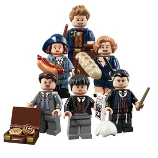 Bestias fantásticas y dónde encontrarlas minifiguras Newt Tina Jacob Harry Potter bloques de construcción juguetes
