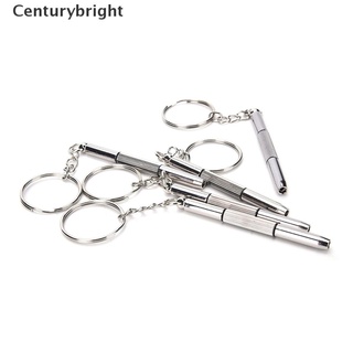 [Centurybright1] 5 piezas Mini destornillador de gafas de sol 3 en 1 herramienta de reparación de relojes con llavero, IYUF