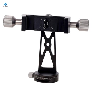 Cima Pro Phone Holder,Universal SmartPhone All Metal Tripod Adapter Cell Phone Clipper 360 Rotation for Android and IOS Phone