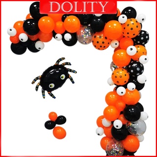 120 pzs globos De Halloween incluye globos De araña De Látex globos De confeti Para fiesta De Halloween decoración fondo