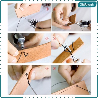 juego de 8 agujas de reparación de zapatos artesanales hechas a mano para costura/herramientas para bricolaje