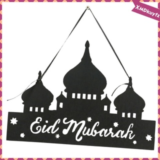 musulmán eid mubarak decoración para el hogar decoraciones no tejidas telas colgantes adornos para el hogar regalos