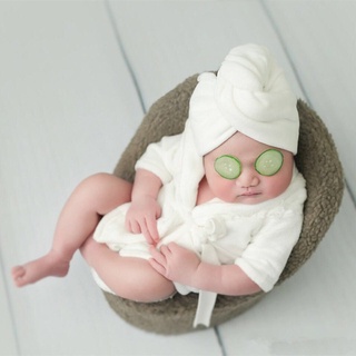 la 2018 batas de baño envoltura de fotografía recién nacido props bebé sesión de fotos accesorios
