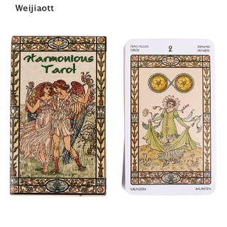 [Wei] Harmonies Tarot cartas Tarot profecía adivinación Deck entretenimiento juego de mesa