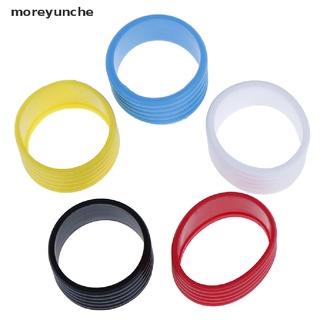 moreyunche 4pcs raqueta de tenis anillo de goma agarre elástico mango elástico anillo de goma co