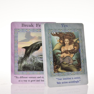 sirenas mágicas y tarjetas de oráculo delfín: una baraja de 44 cartas (2)