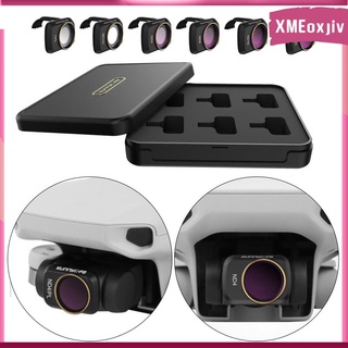 6 piezas filtro de lente mcuv cpl nd para dji mavic mini/mini 2 cámara gimbal (2)