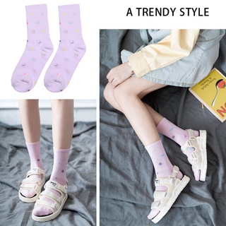Zeal calcetines De algodón deportivos transpirables talla única/cómodos/creativos/multicoloridos (8)