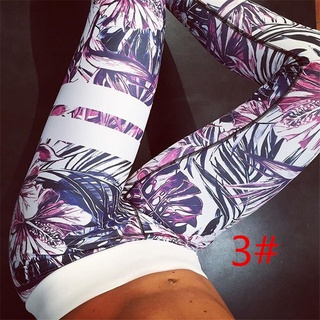 Mulheres Esporte Legging Aptidão Elástica Leggings Calças De Cintura Alta Leggings De Treino De Yoga (4)