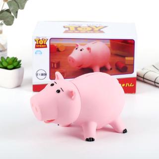 Disney Toy Story Hamm hucha rosa cerdo caja de monedas modelo de PVC niños regalos de navidad juguetes 18 cm