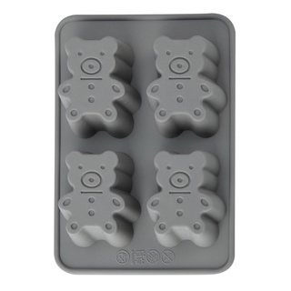 Spmh moldes de silicona para cupcakes en forma de oso 3D para galletas Fondant moldes para hornear pasteles