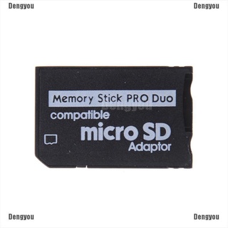 <dengyou> adaptador de tarjeta de memoria micro sd a tarjeta de memoria adaptador para psp