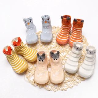 Zapatos de piso con suela de goma suave antideslizante para niños unisex/zapato de algodón con dibujo para niños a la moda