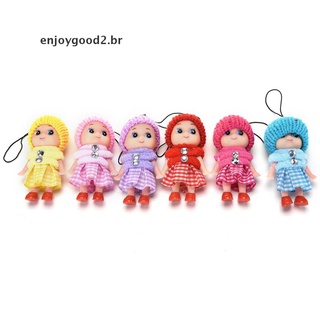 Enjoy2 1 pza Mini muñeco interactivo flexible Para colgar Celular/juguete Para niños 8cm
