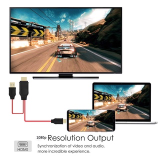 Tipo c teléfono móvil a HDMI 1080p Cable HDMI compatible con Apple Android Huawei línea de proyección USB mismo Cable de pantalla (4)