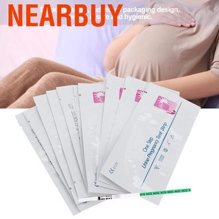 Nearbuy prueba de embarazo 10 tiras tempranas para el hogar análisis de orina de HCG