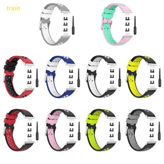 correa de repuesto de silicona de doble color para reloj -huawei watch fit 1.64" vivid amoled display