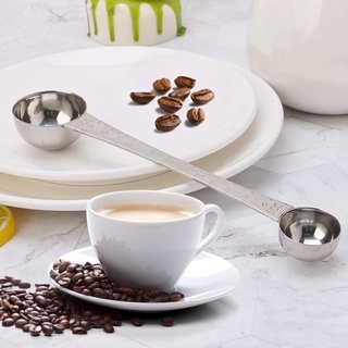 3 cucharas de café con marca de garrapatas, café de acero inoxidable, cuchara medidora para café, té, azúcar y leche, 5 ml y 15 ml (4)