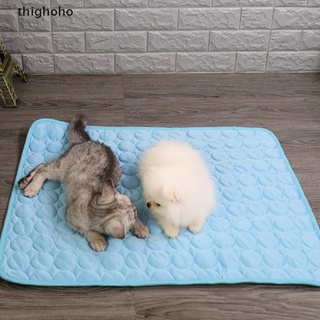 thighoho - alfombrilla de enfriamiento para mascotas, diseño de gato, lavable, sofá, transpirable