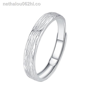 [en stock] anillo amante plata esterlina 925 personalizado letras pareja anillo hombres y mujeres un par de animado viento frío anillo personalidad nicho diseño ins (4)