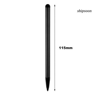 Snsip lápiz capacitivo de doble función Metal poste multipropósito pantalla táctil pluma para iPhone (5)
