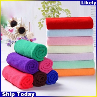 Ly 25*25cm toalla de lavado de coche suave de microfibra de fibra de pulir lana lavado de coche toalla absorbente Kit de limpieza en seco (1)