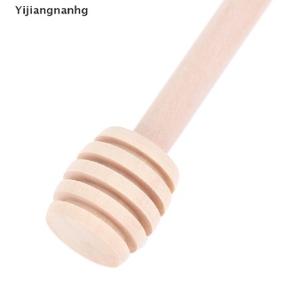 yijiangnanh - gotero de miel de madera (8/10 cm, madera, mermeladas de miel, jarabe, agitador caliente) (3)