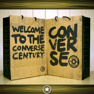 Converse Graffiti Board Kraft bolsa de papel bolsa de embalaje bolsa bolsa de ropa bolsa